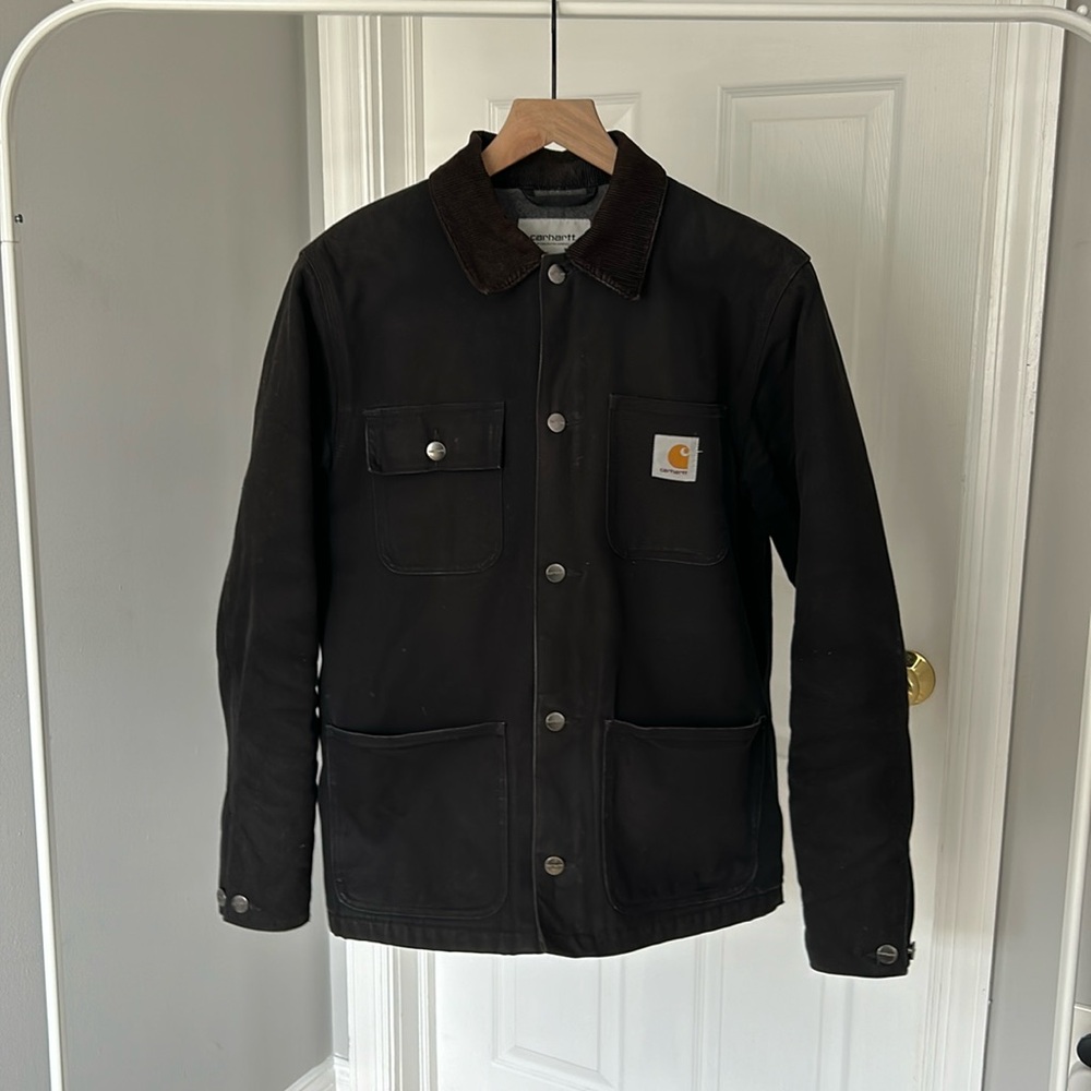 Carhartt WIP Michigan Chore Coat (winter) in black